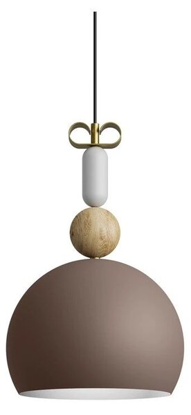 Il Fanale Závěsné svítidlo Bon Ton, N1, ø350mm Barva: Hnědá, Barva komponentu: Mosaz