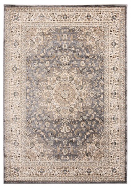 Makro Abra Kusový koberec klasický NEMRUT 9473A Šedý Rozměr: 100x150 cm