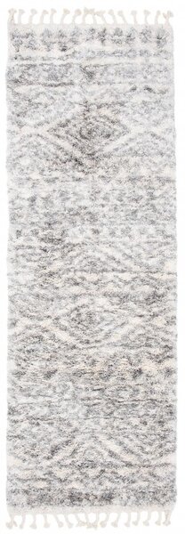 Makro Abra Kusový Běhoun Shaggy AZTEC FN46A Krémový Rozměr: 70x200 cm