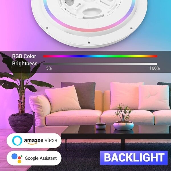 Immax NEO 07164-40- LED RGBCCT Stmívatelné svítidlo 50W/230V Wi-Fi Tuya+DO
