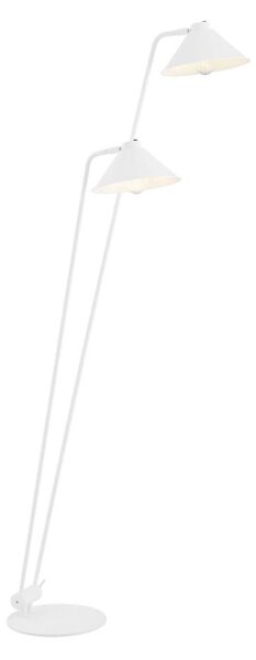 Argon 7074 - Stojací lampa GABIAN 2xE27/15W/230V bílá