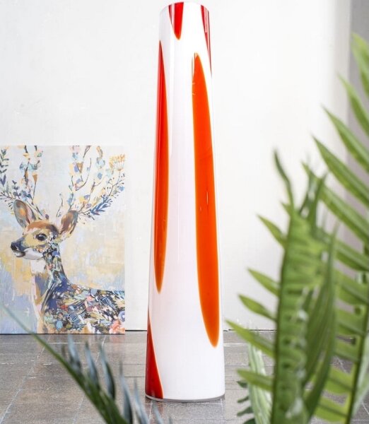 Argon 7042 - Stojací lampa POLONIA 2xE27/15W/230V bílá/červená
