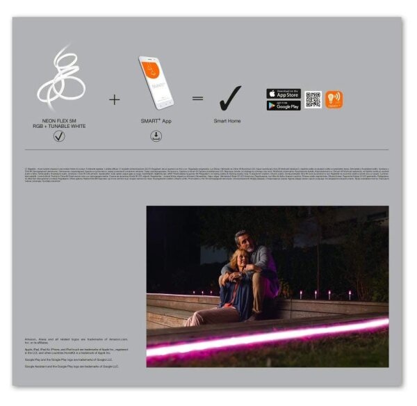 Ledvance - LED RGB+TW Venkovní pásek SMART+ FLEX 5m LED/20W/230V IP44 Wi-Fi