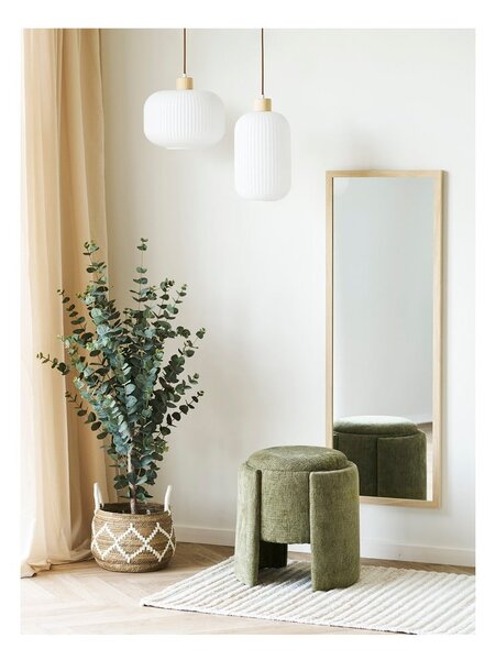 Khaki žinylkový taburet Walsdorf – House Nordic