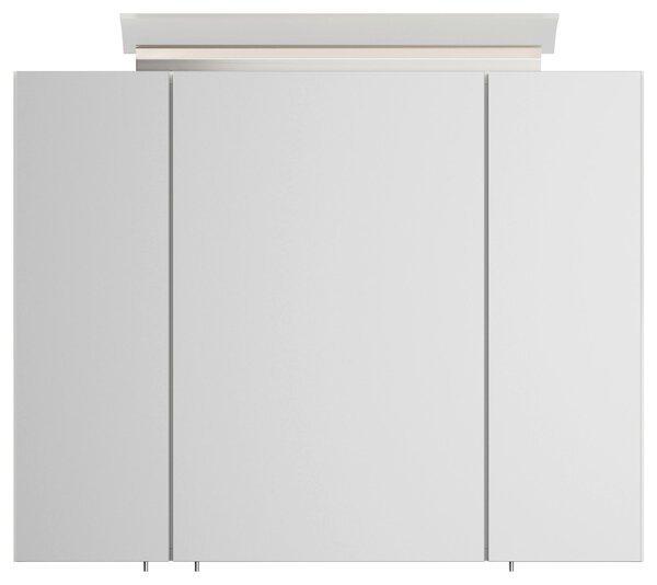 ZRCADLOVÁ SKŘÍŇKA, vysoce lesklá bílá, 80/62/17 cm MID.YOU - Koupelnové série, Online Only