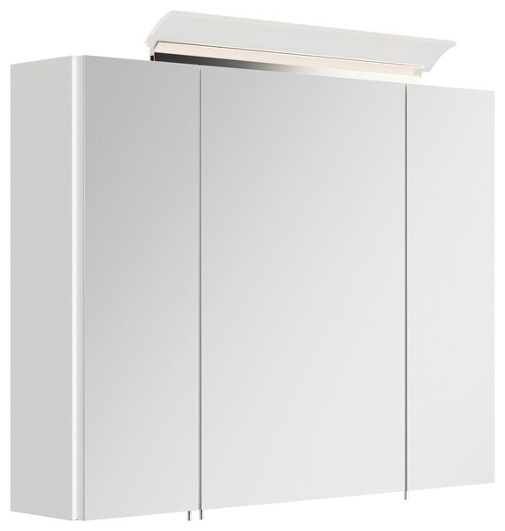ZRCADLOVÁ SKŘÍŇKA, vysoce lesklá bílá, 80/62/17 cm MID.YOU - Koupelnové série, Online Only