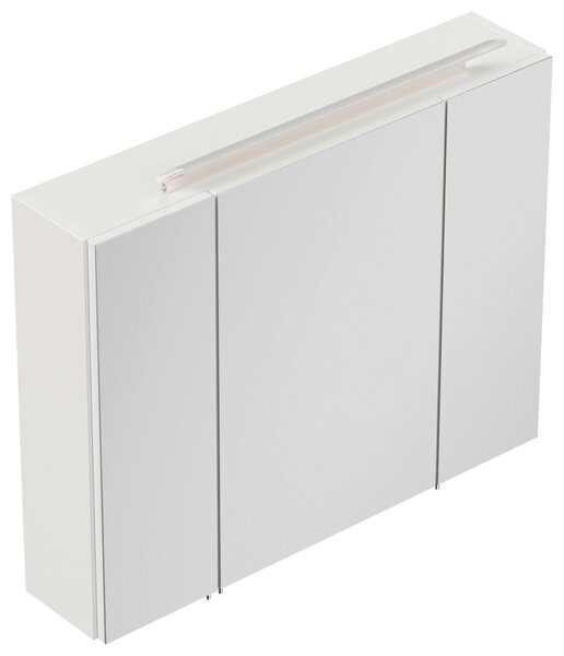 ZRCADLOVÁ SKŘÍŇKA, vysoce lesklá bílá, 80/62/17 cm MID.YOU - Koupelnové série, Online Only
