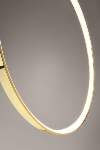 Thoro TH.248 - LED Lustr na lanku RIO LED/50W/230V CRI90 3000K pr. 78 cm zlatá