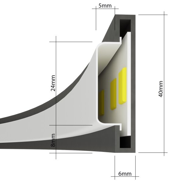 Thoro TH.221 - LED Lustr na lanku RIO LED/30W/230V CRI95 4000K pr. 55 cm zlatá