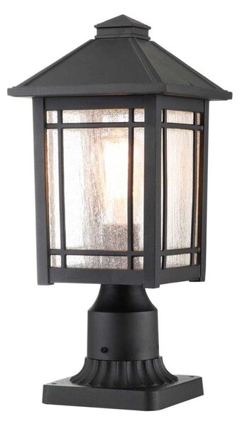 Quoizel QZ-CEDAR-POINT3-M-BK - Venkovní lampa CEDAR POINT 1xE27/60W/230V IP44
