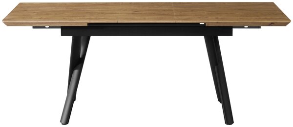 JÍDELNÍ STŮL, černá, barvy dubu, 200/90/76 cm Livetastic - Jídelní stoly, Online Only