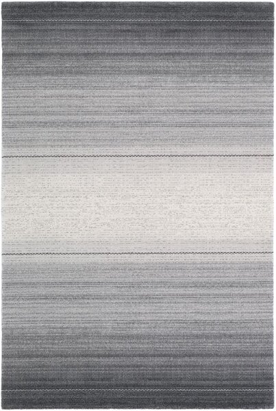 Kusový koberec vlněný Agnella Diamond Beverly Proužky Světle Šedý Rozměr: 120x180 cm