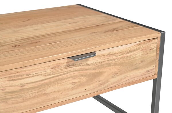 KONFERENČNÍ STOLEK, přírodní barvy, dřevo, kov, 120/60/45 cm Livetastic - Konferenční stolky, Online Only