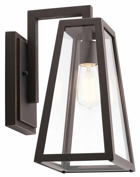 Kichler KL-DELISON-M-RZ - Venkovní nástěnné svítidlo DELISON 1xE27/60W/230V IP44