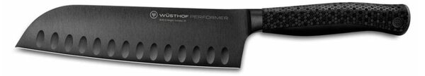 Wüsthof - Kuchyňský nůž santoku PERFORMER 17 cm černá