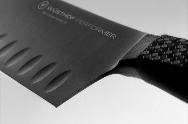 Wüsthof - Kuchyňský nůž santoku PERFORMER 17 cm černá