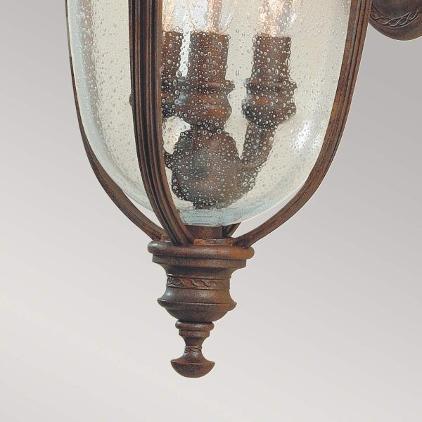 Feiss FE-EB2-M-BRB-Venkovní nástěnné svítidlo ENGLISH BRIDLE 3xE14/60W/230V IP44