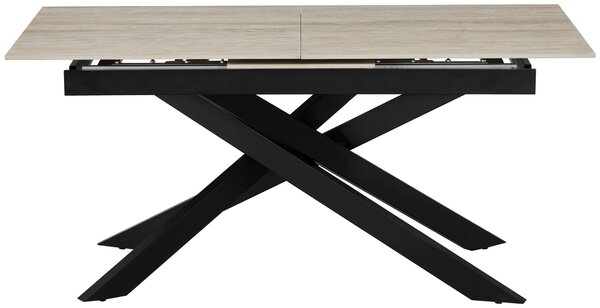 JÍDELNÍ STŮL, černá, béžová, 200/90/76 cm MID.YOU - Jídelní stoly, Online Only