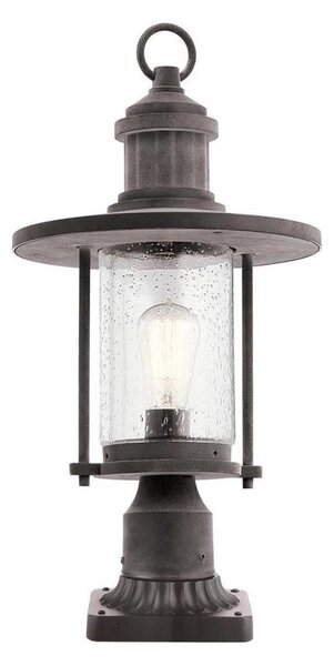 Kichler KL-RIVERWOOD3-M - Venkovní lampa RIVERWOOD 1xE27/60W/230V IP44 černá
