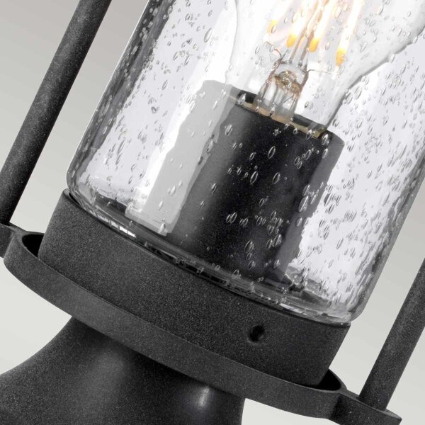 Kichler KL-RIVERWOOD3-M - Venkovní lampa RIVERWOOD 1xE27/60W/230V IP44 černá