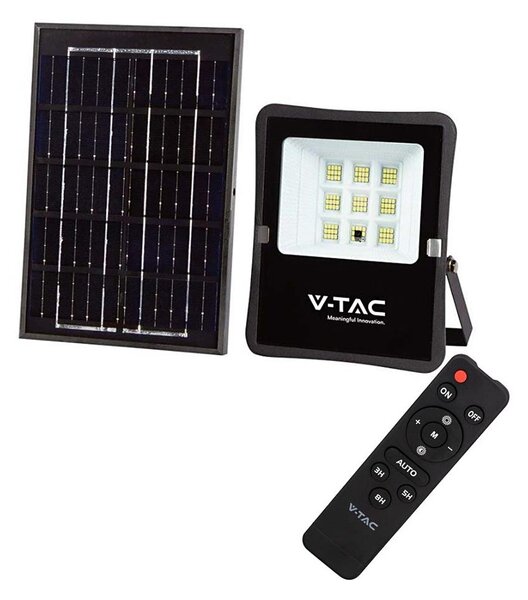 LED Venkovní solární reflektor LED/6W/3,2V 6400K IP65