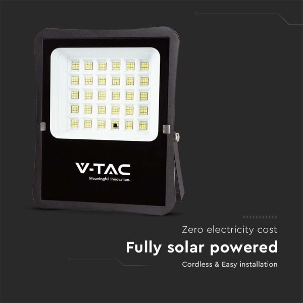 LED Venkovní solární reflektor LED/20W/3,2V 6400K IP65