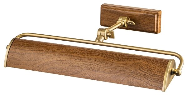 Elstead WINCHFIELD-PLM-AB-OAK - Obrazové svítidlo WINCHFIELD 2xE14/40W/230V dub