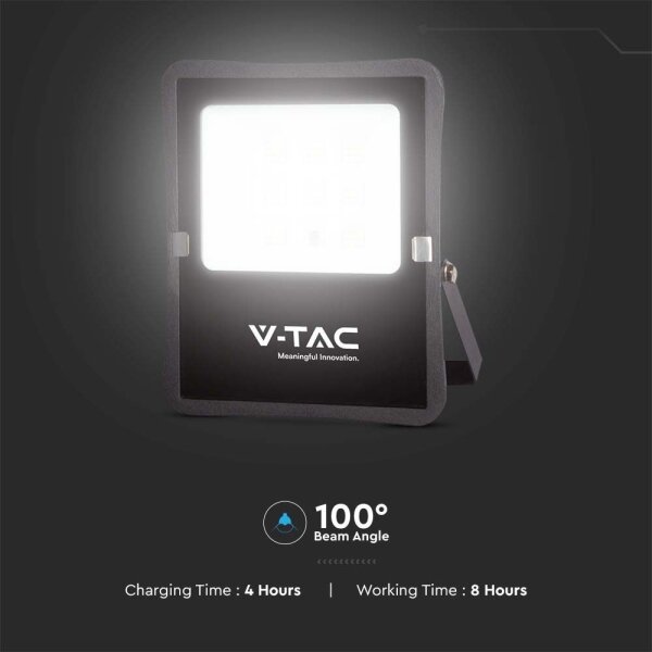 LED Venkovní solární reflektor LED/12W/3,2V 6400K IP65