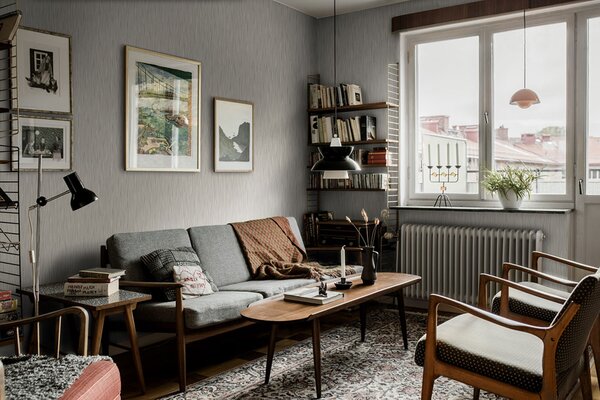 Vliesová tapeta na zeď, šedá, vlnité linie, 4178, Alla Tiders Hus, Borastapeter