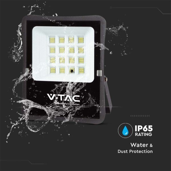 LED Venkovní solární reflektor LED/12W/3,2V 6400K IP65
