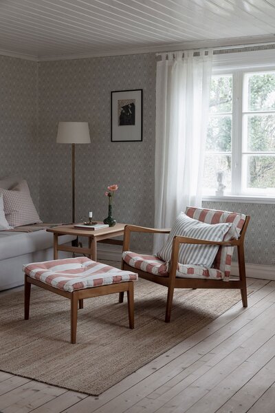 Vliesová tapeta na zeď, šedá, zámecký vzor, ornamenty, 4166, Alla Tiders Hus, Borastapeter