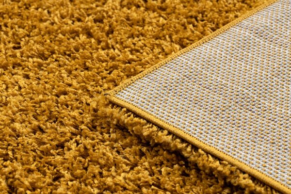 Makro Abra Kusový koberec jednobarevný SOFFI shaggy 5cm žlutý Rozměr: 80x150 cm
