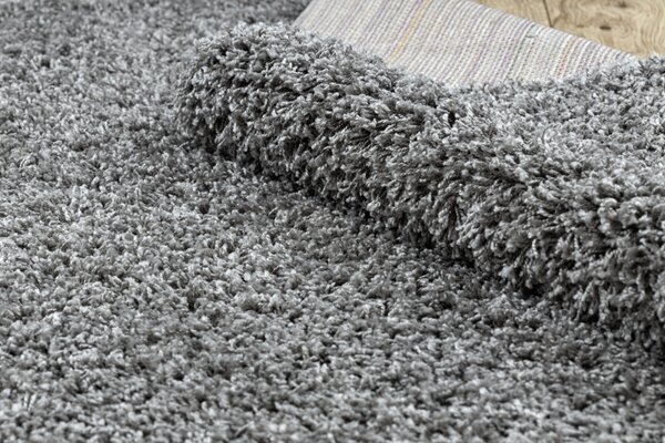 Makro Abra Kusový koberec jednobarevný SOFFI shaggy 5cm šedý Rozměr: 60x100 cm