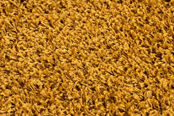 Makro Abra Kusový koberec jednobarevný SOFFI shaggy 5cm žlutý Rozměr: 80x150 cm