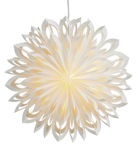 Závěsná svítící hvězda Clara white 50 cm