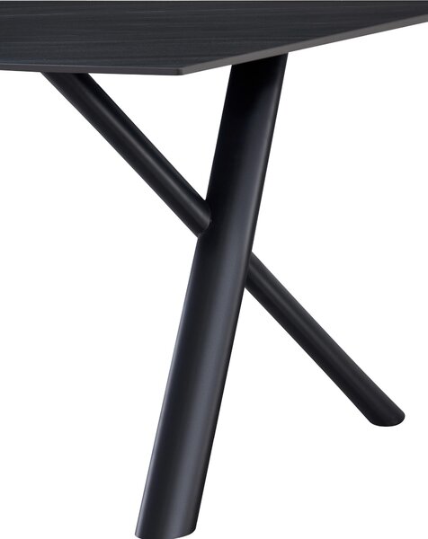JÍDELNÍ STŮL, černá, tmavě šedá, 180/90/76 cm Livetastic - Online Only jídelní stoly, Online Only