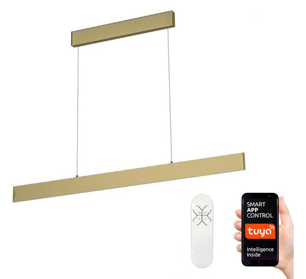 Immax Neo 07128L-LED Stmívatelný lustr LISTON zlatá LED/18W/230V ZigBee +DO Tuya