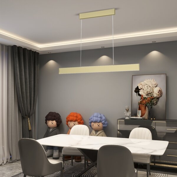 Immax Neo 07128L-LED Stmívatelný lustr LISTON zlatá LED/18W/230V ZigBee +DO Tuya