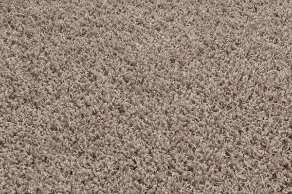 Makro Abra Kusový koberec jednobarevný SOFFI shaggy 5cm béžový Rozměr: 60x250 cm