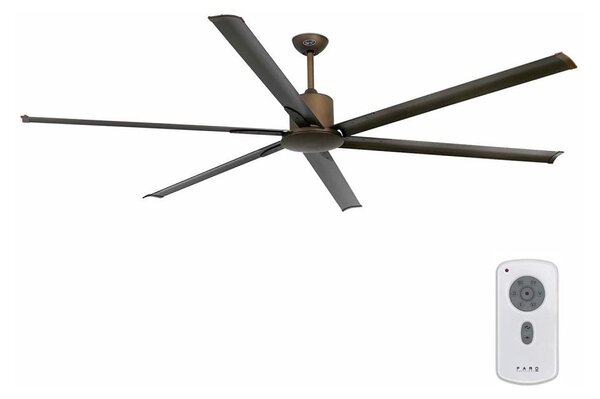 FARO 33462A - Stropní ventilátor ANDROS XL hnědá pr. 213 cm + dálkové ovládání