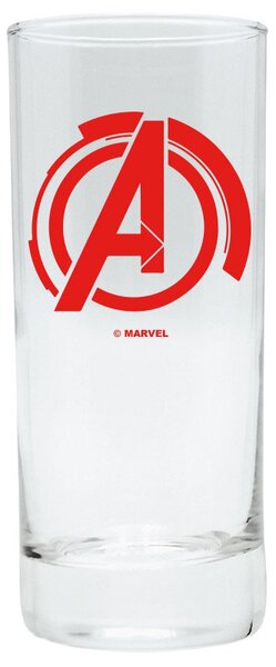 Sklenice Avengers - Logo