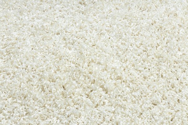 Makro Abra Koberec Běhoun jednobarevný SOFFI shaggy 5cm krémový Rozměr: 80x150 cm