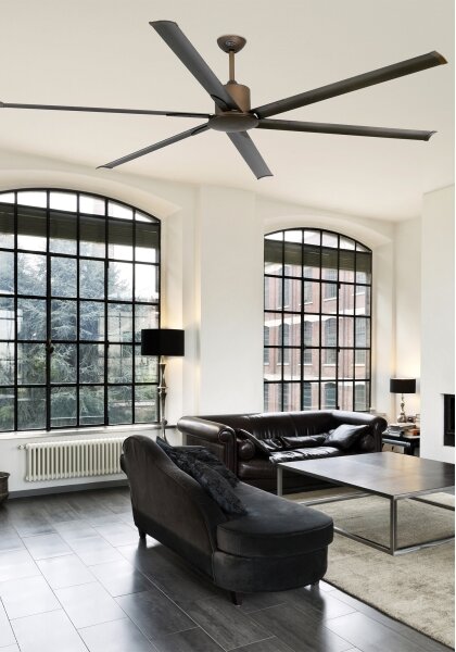 FARO 33462A - Stropní ventilátor ANDROS XL hnědá pr. 213 cm + dálkové ovládání