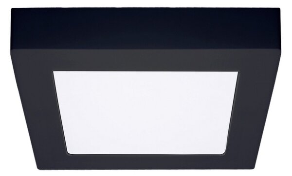 Solight WD171-B- LED Stropní svítidlo LED/12W/230V 3000/4000/6000K černá hranatý