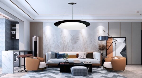 Top Light - LED Stmívatelný lustr na lanku STONE LED/51W/230V 3000-6500K + DO