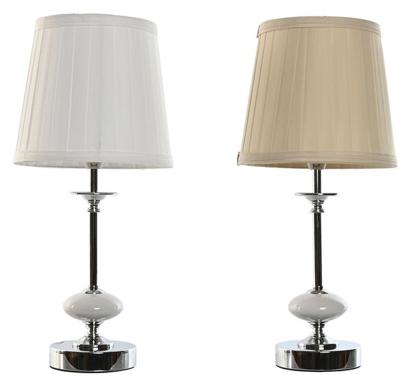 Stolní lampa Home ESPRIT Bílý Béžový Kov Porcelán 25 W 220 V 20 x 20 x 44 cm (2 kusů)