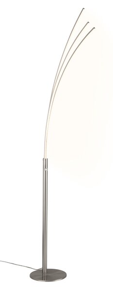 Livarno® Oblouková LED lampa (palmová lampa, matný nikl) (100397708002)