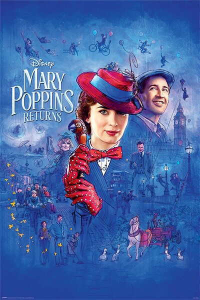 Plakát Disney - Mary Poppins Return