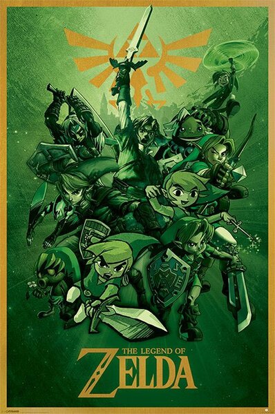 Plakát Legend of Zelda - Link