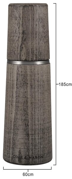Cole&Mason - Sada mlýnků na sůl a pepř MARLOW buk 2 ks 18,5 cm